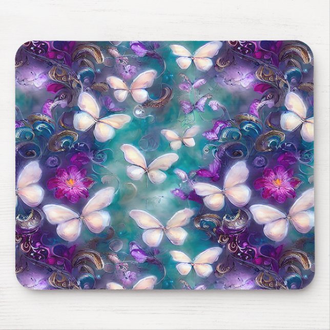 A Mystical Butterfly Series Design 1 Mouse Pad (Front)