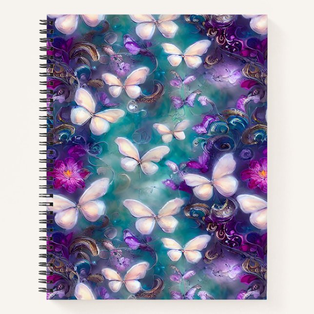 A Mystical Butterfly Series Design 1 Notebook (Front)