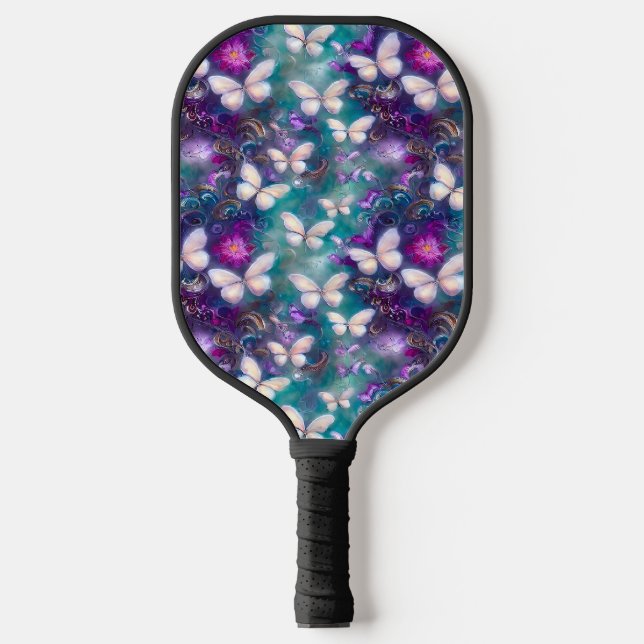 A Mystical Butterfly Series Design 1 Pickleball Paddle (Front)