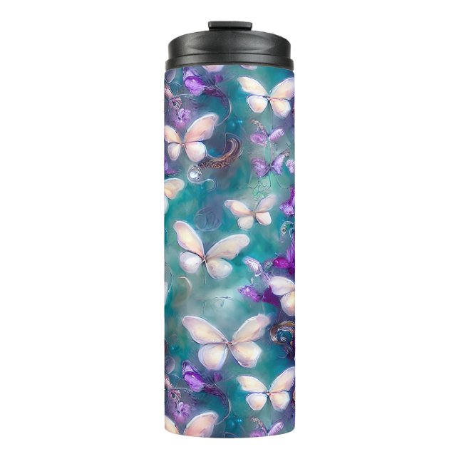 A Mystical Butterfly Series Design 1 Thermal Tumbler (Front)