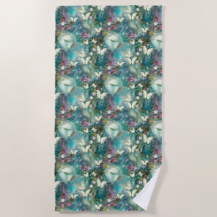 A Mystical Butterfly Series Design 3 Beach Towel