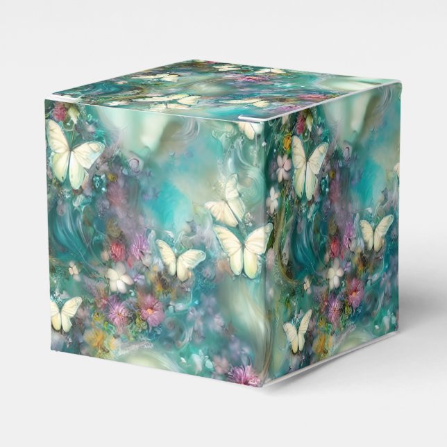 A Mystical Butterfly Series Design 3 Favor Box (Front Side)