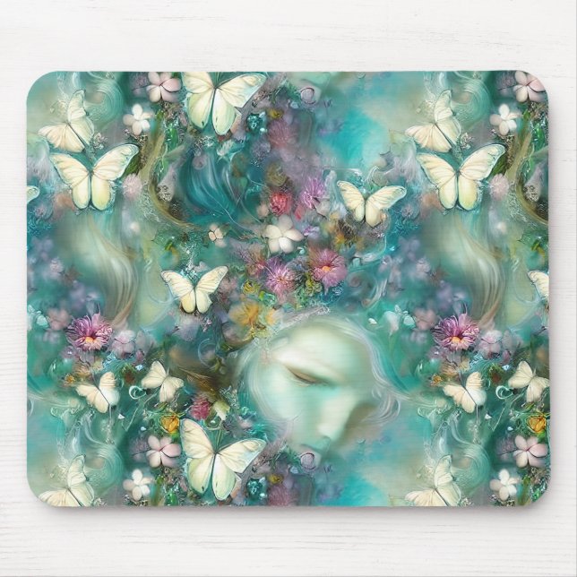 A Mystical Butterfly Series Design 3 Mouse Pad (Front)