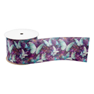A Mystical Butterfly Series Design 7 Satin Ribbon