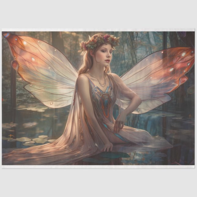 A Mystical Fairy Series Design 5 Tissue Paper (Front)