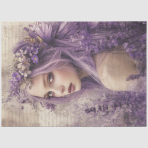 A Mystical Lavender Fairy Series Design #3 Tissue Paper