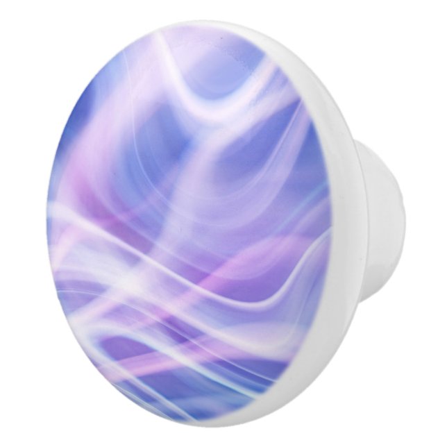 A Mystical Pastel Fog  Ceramic Knob (Right)