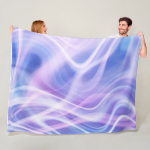 A Mystical Pastel Fog Fleece Blanket