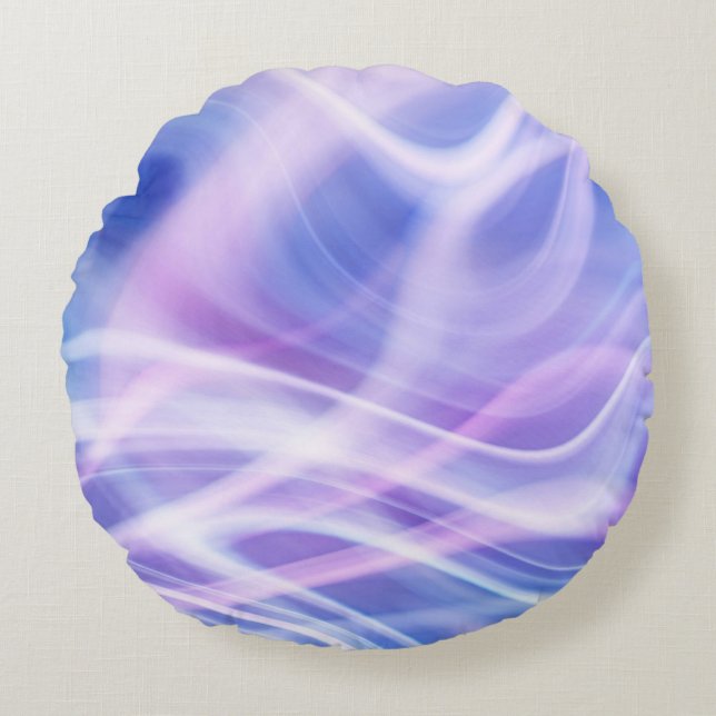 A Mystical Pastel Fog  Round Pillow (Front)