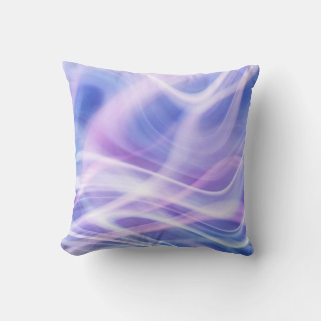 A Mystical Pastel Fog  Throw Pillow (Front)