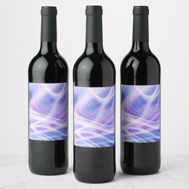 A Mystical Pastel Fog  Wine Label (Bottles)