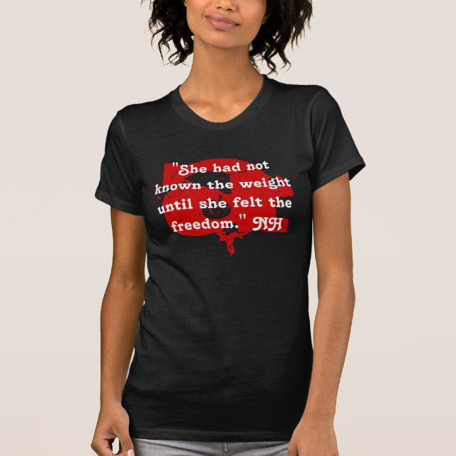 A Nathaniel Hawthorne Fans RED MARK DESIGN T-Shirt (Front)