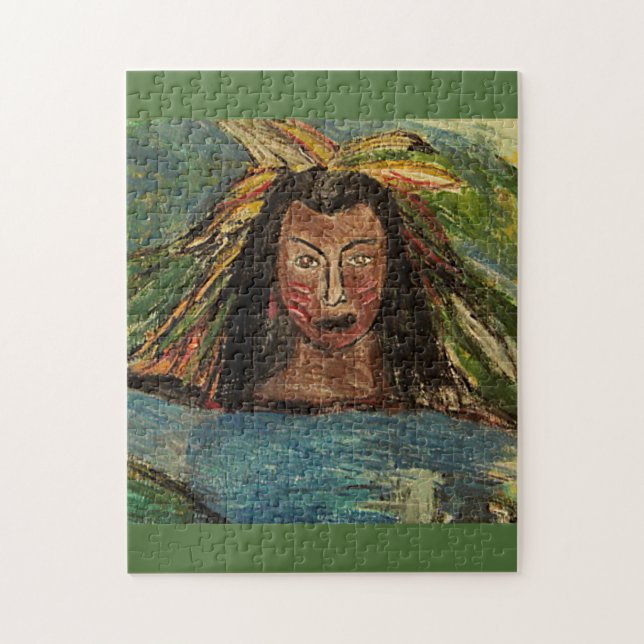 A NATIVE SITUATION JIGSAW PUZZLE (Vertical)