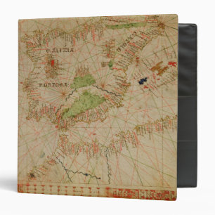 A nautical atlas binder