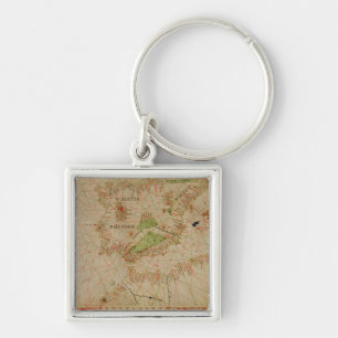 A nautical atlas keychain