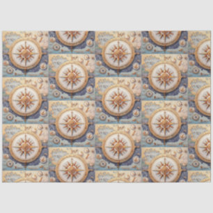 A Nautical Compass Series Design 19 Tissue Paper