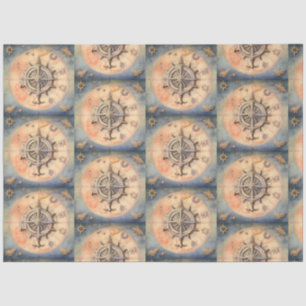 A Nautical Compass Series Design 24 Tissue Paper