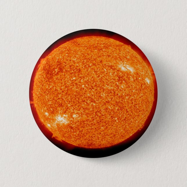 A NEAR VIEW OF THE BEAUTIFUL SUN 2 INCH ROUND BUTTON (Front)