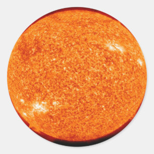 A NEAR VIEW OF THE BEAUTIFUL SUN CLASSIC ROUND STICKER