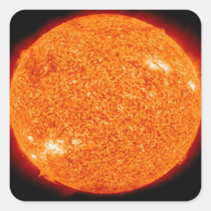 A NEAR VIEW OF THE BEAUTIFUL SUN SQUARE STICKER
