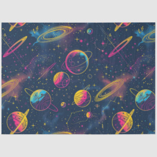 A Neon Cosmos Series Design 10 Tissue Paper