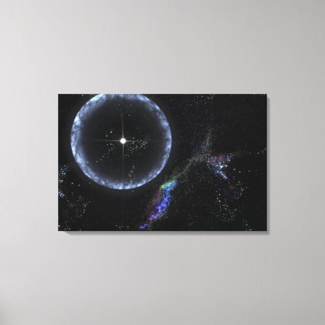 A Neutron star SGR 1806-20 Canvas Print (Front)
