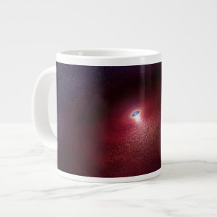 A Neutron Star With A Disc Of Warm Dust. Large Coffee Mug
