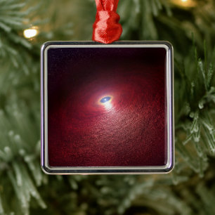 A Neutron Star With A Disc Of Warm Dust. Metal Ornament