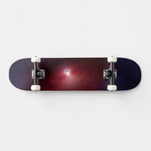 A Neutron Star With A Disc Of Warm Dust. Skateboard