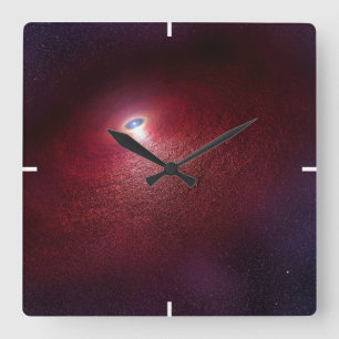 A Neutron Star With A Disc Of Warm Dust. Square Wall Clock