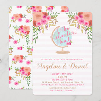 A New Adventure Awaits Baby Shower Invitation