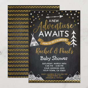 A New Adventure Awaits Baby Shower Invitation