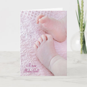 A New Baby Girl Card