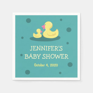 A New Baby to Love Duck Baby Shower Napkin
