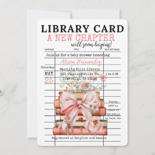 A New Chapter Baby Shower Invitation