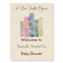 A New Chapter Begins Baby Shower