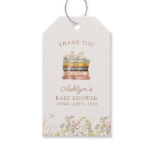  A New Chapter Begins Baby Shower Gift Tag