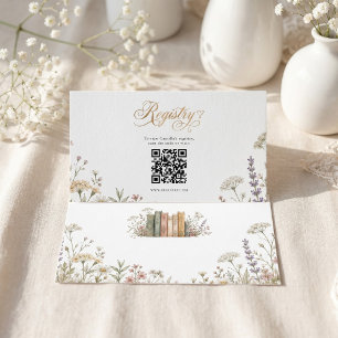 A New Chapter Begins Chic Book Gold Enclosure Card