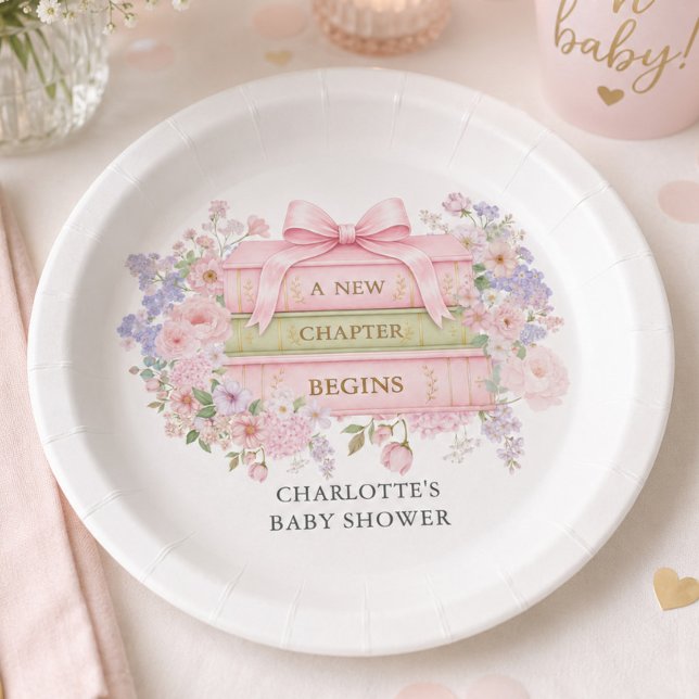 A New Chapter Begins Paper Plate (Creator Uploaded)