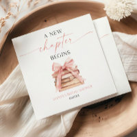 A New Chapter Begins Pink Bow Books Bridal Shower