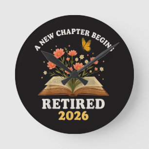 A New Chapter Begins Retired 2026 Round Clock