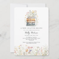 A New Chapter Begins Wildflower Baby Shower 