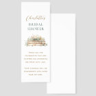 A New Chapter Floral Book Bridal Shower Favor