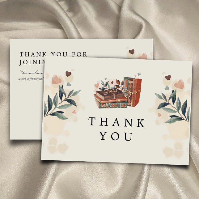 A New Chapter Is About to Begin Baby Shower Thank You Card (Creator Uploaded)