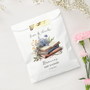 A new chapter story book baby shower printed favour bag