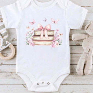 A New chapter storybook Baby Shower Bodysuit
