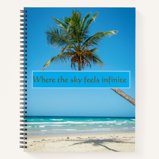 A New Day A New Light Mountain  Notebook (Front)
