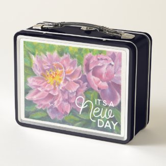 A New Day Lunch Box with Hydrangea Flowers