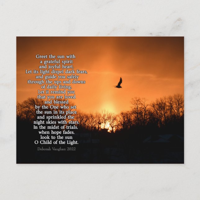 A New Day  Postcard (Front)