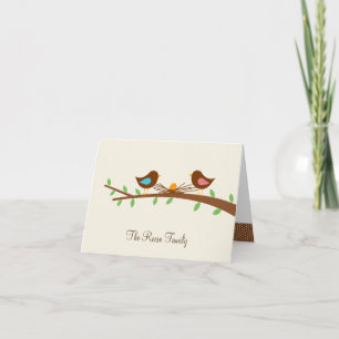 A New Egg Baby Thank You Card